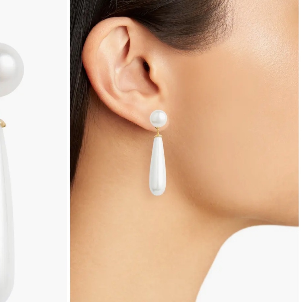 Shashi Linnea Pearl Drop Earrings